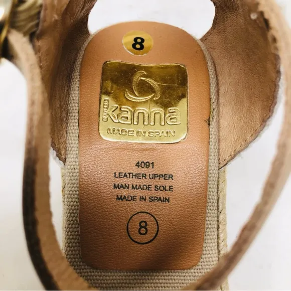 New Kanna Espadrille wedge Sandals