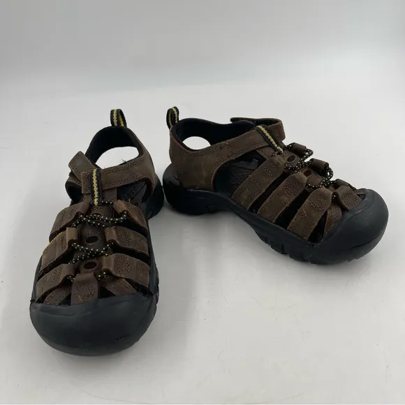 NEW! Keen Kid’s Newport Premium Brown Waterproof Shoes Sandals - 12 C