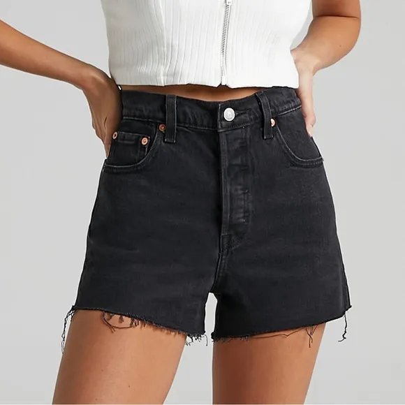 New Levi's Ribcage denim shorts jean