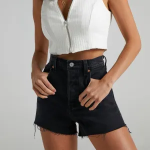 New Levi's Ribcage denim shorts jean
