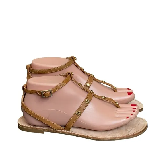 NEW Lilly Pulitzer Kaylee Ankle Strap sandals embellished with rhinestones 6.5