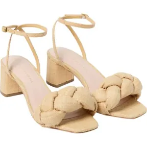 NEW LOEFFLER RANDALL women's avril sandals in natural