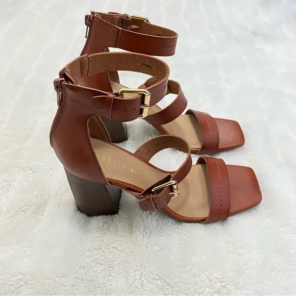 New Madden Girl by Steve Madden Strappy Heeled Sandals Size 8.5