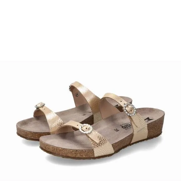 NEW MEPHISTO women's idelya sandal in light sand