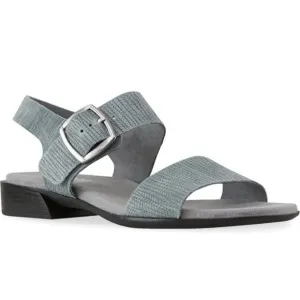 New Munro Cleo Sandals Ankle Strap Blue Gray Suede Women’s Size 8.5 M $179