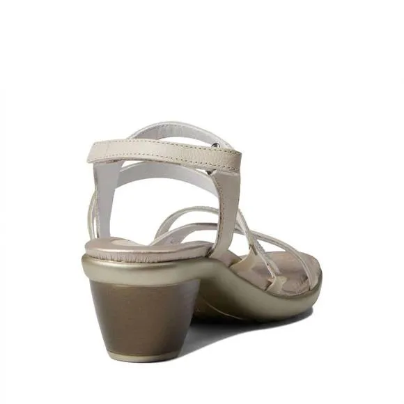 NEW NAOT women's innovate leather rhinestones sandal in ivory