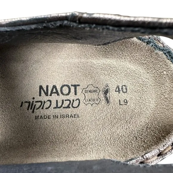 NEW Naot Women's Karenna Sport Sandals Radiant Copper Bronze Adjustable 40 EU