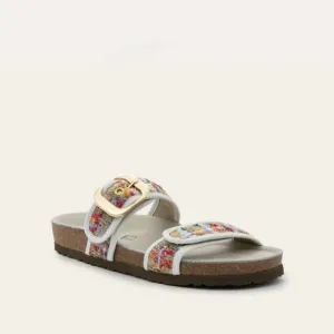 NEW NAOT women's nashville sandals in pink &amp; white tweed