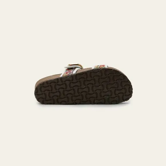NEW NAOT women's nashville sandals in pink &amp; white tweed