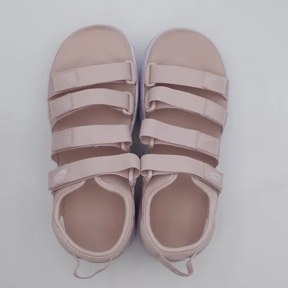 NEW Nike Icon Classic Platform Sandals DH0224-600 Barely Rose/White