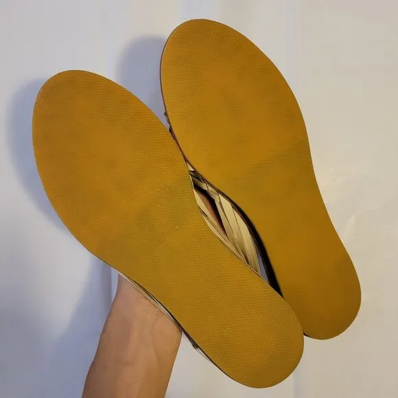 NEW Nisolo Huarache Sandals Womens 9.5 Beige Boho Casual Summer Timeless Chic