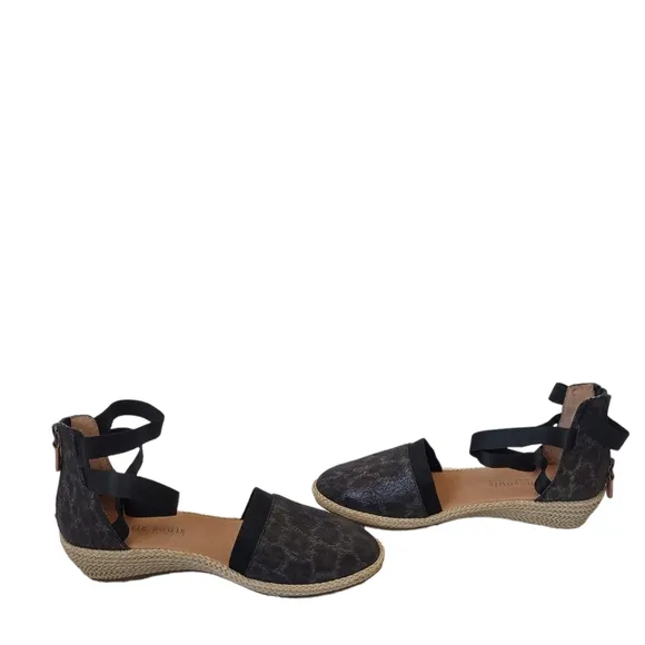 NEW NWOB Gentle Souls 10 Noa Beth espadrilles leopard
