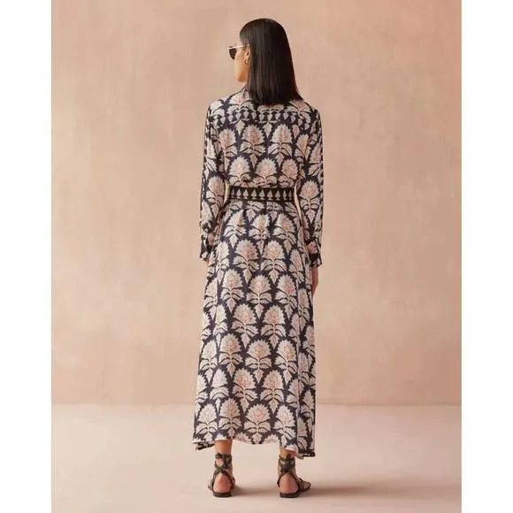 NEW OMIKA palma shirt dress in mika caviar