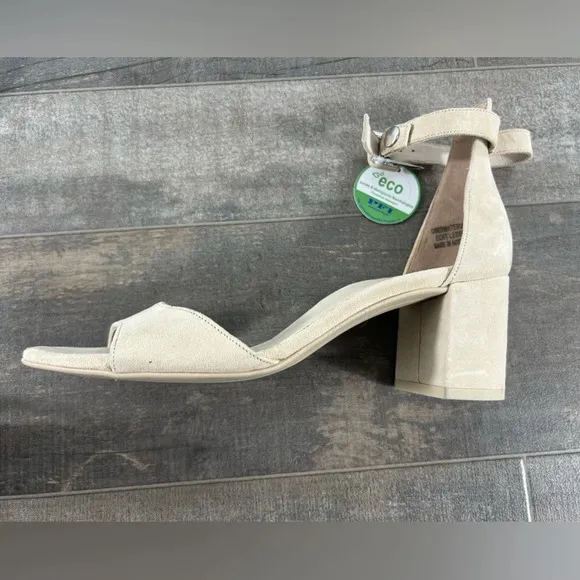 NEW Paul Green Leather Block Heel Ankle Strap Sandal
