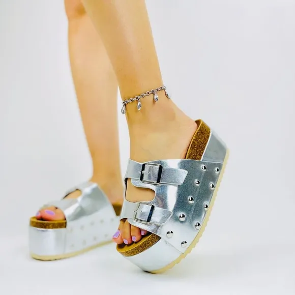 New platform sandals