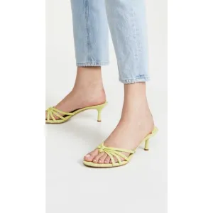 New Sam Edelman Jedda Slides in Lime Suede Women's Size 7