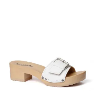 NEW SOFTCLOX women's pali buttero sandals in white (nature)