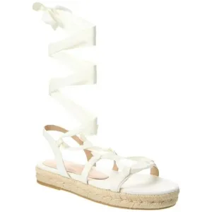 NEW Stuart Weitzman Espadrille Sandals Womens 11 Boho Fairy Cottagecore Designer
