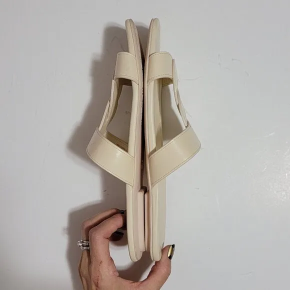 NEW Stuart Weitzman Ibiza Slide Sandals Womens 9.5 Chic Summer Causal Designer