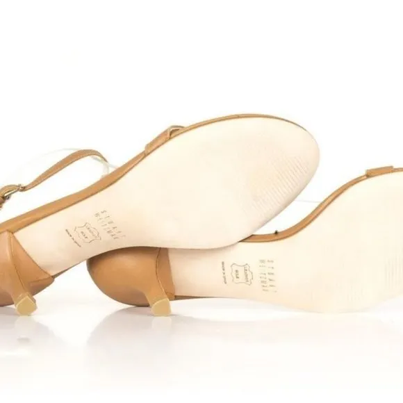 NEW STUART WEITZMAN MIEL VACHETTA NUNAKED SANDALS