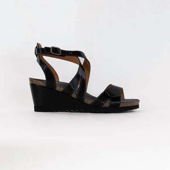 NEW TAOS women's xcellent wedge sandals in black