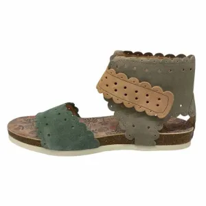NEW THINK! women's shik sandal in salbei/kombi