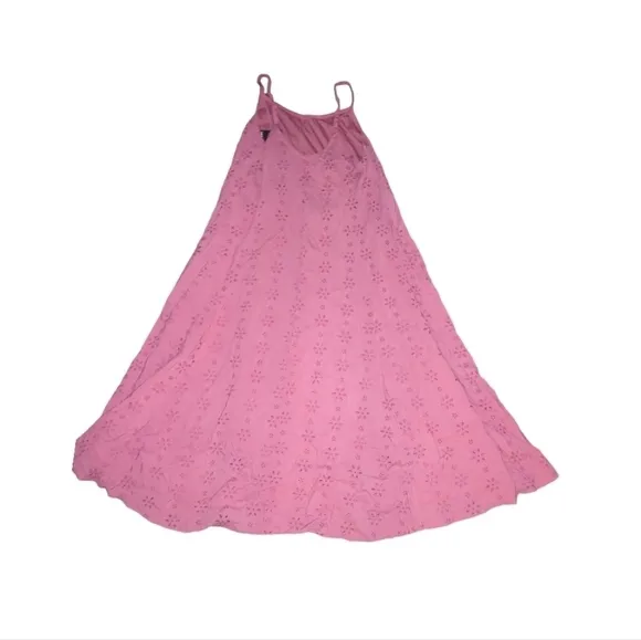 New Torrid Maxi Challis Trapeze Eyelet Dress Size L / 12