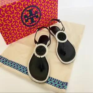 NEW Tory Burch Miller Fringe Sandals