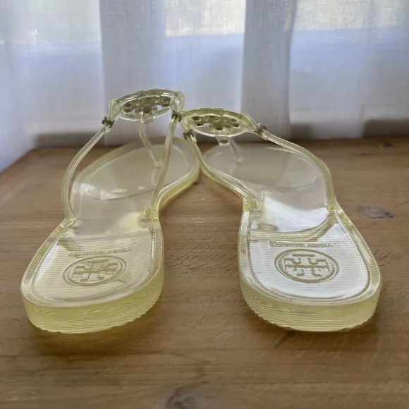 New Tory Burch Mini Miller Jelly Thong Sandals Size 7