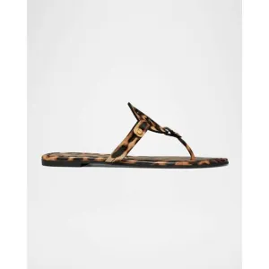 NEW TORY BURCH women miller sandal in leopard