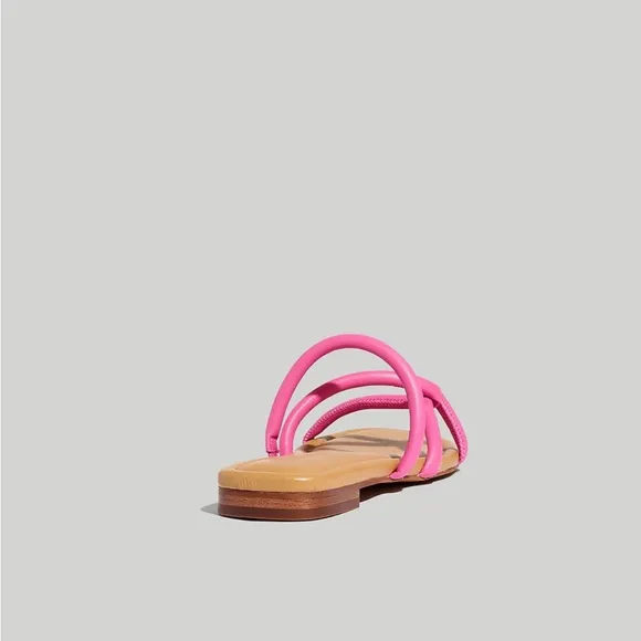 NEW Women’s Madewell The Amel Slide Sandal Sz 8.5 in Raspberry Frosting