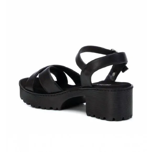 NEW XTI women's combat sandals in black