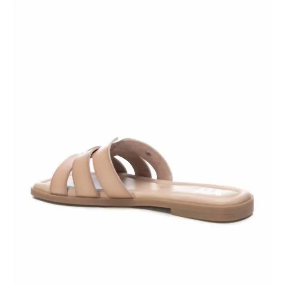 NEW XTI women's flat sandals in taupe