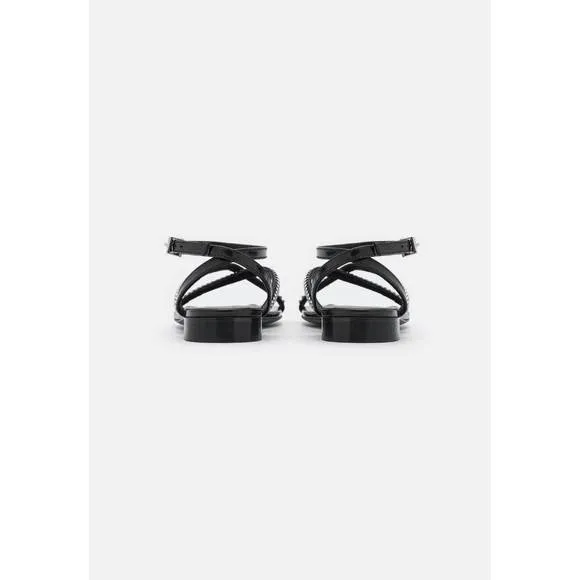 NEW ZADIG &amp; VOLTAIRE women's rockzy sandal in noir