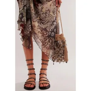 NIB Free People Theia Gladiator Sandals. Size 11, Color Black