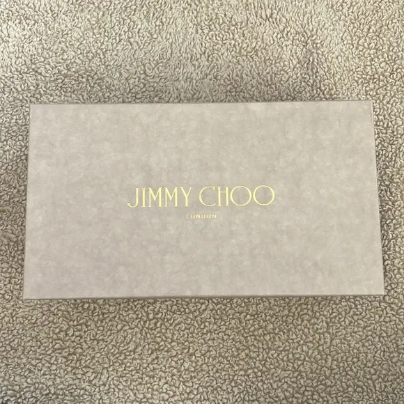 NIB JIMMY CHOO Patent Prima Cork Wedge Sandals