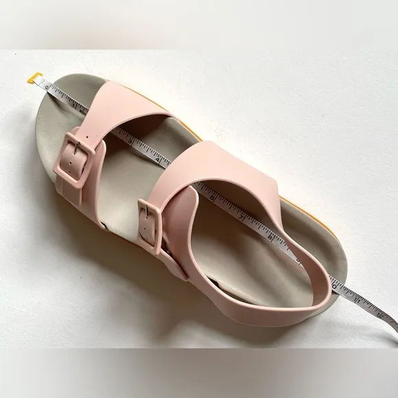 NIB Melissa Wide Platform Sandals in Pink / Beige / Caramelo 9