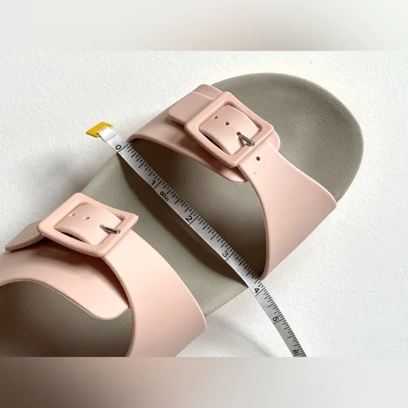 NIB Melissa Wide Platform Sandals in Pink / Beige / Caramelo 9