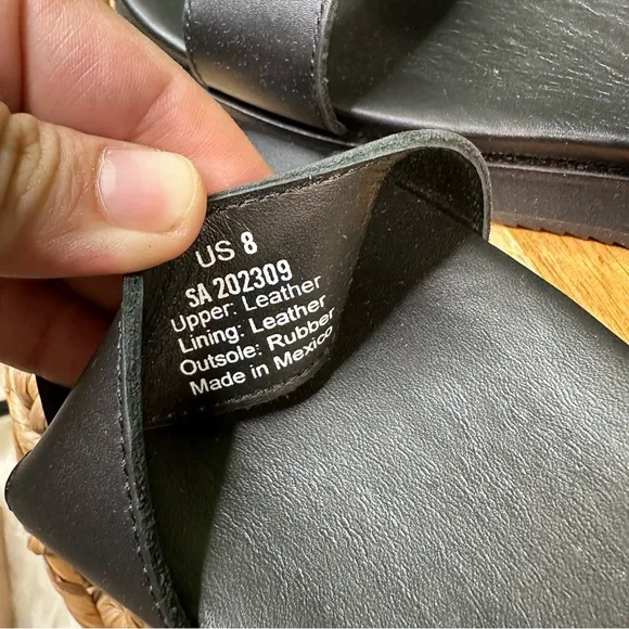 NIB Nisolo x Anthropologie go to flatform sandals in all black