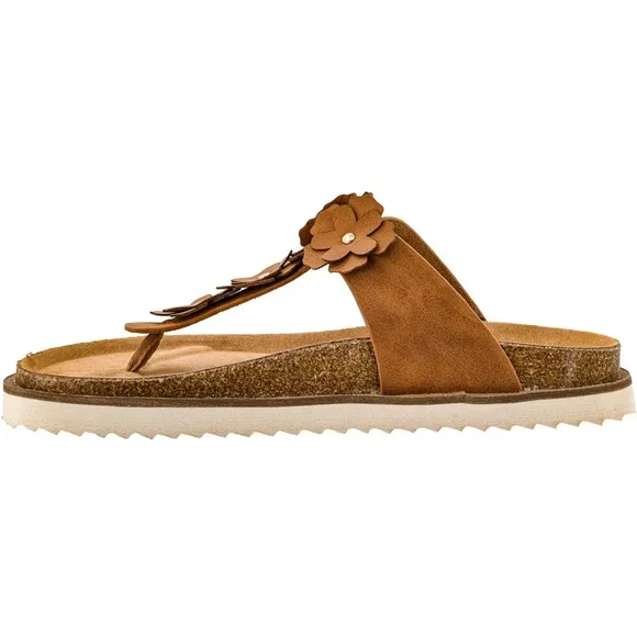 NIB!Corkeys Cognac/Brown “Bless her heart”sandals Women Size 8