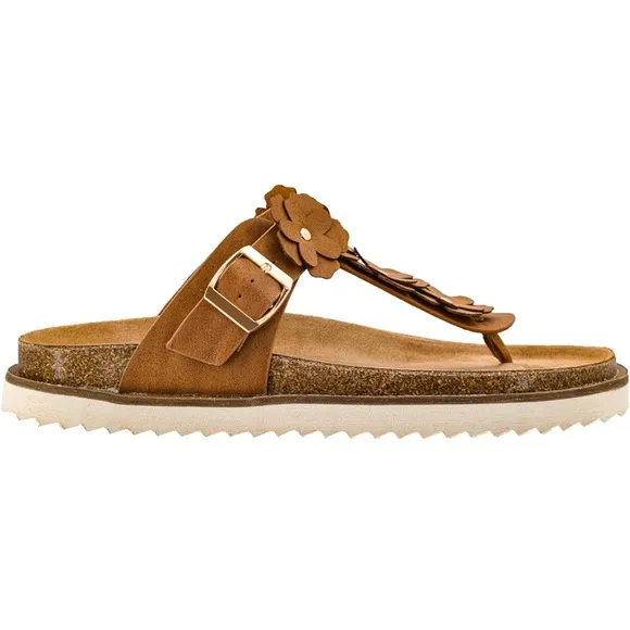 NIB!Corkeys Cognac/Brown “Bless her heart”sandals Women Size 8