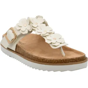 NIB!Corkys-White “Bless her heart” Sandals-Size Women 8