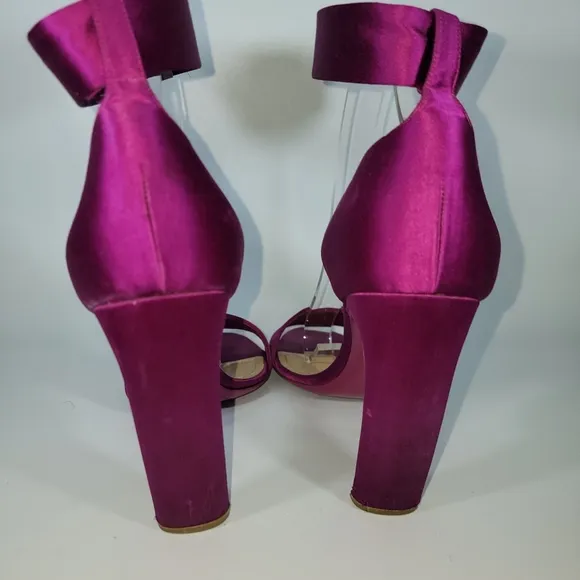 NICHOLAS KIRKWOOD Maeva Satin Sandals Pearl Heels Italy Resort Collection Sz 40