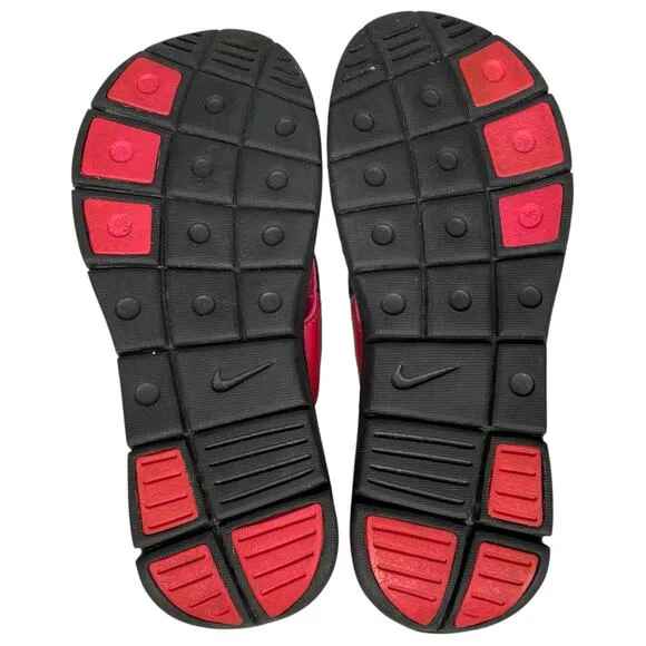 Nike Comfort Thong Sandals Black Pink Cushioned Footbed Flip Flop Size 6