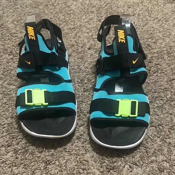 Nike Kids Sandals - Blue and Black