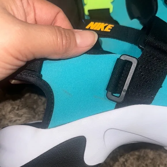 Nike Kids Sandals - Blue and Black