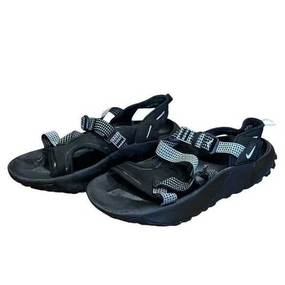 Nike Men's Dad Oneanta Sandals, Black/Pure Platinum/Wolf Grey