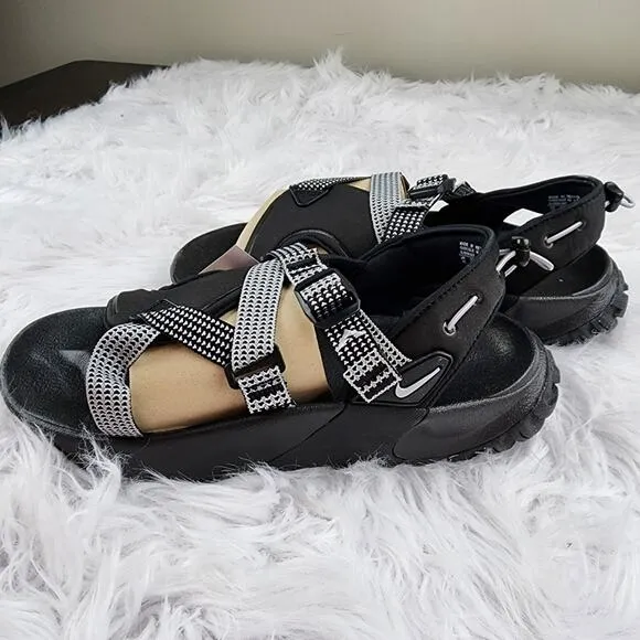 Nike Oneonta Men's Size 11 Sandals Black/Pure Platinum/Wolf Grey NWT