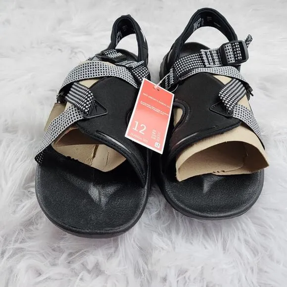Nike Oneonta Men's Size 12 Sandals Black/Pure Platinum/Wolf Grey NWT
