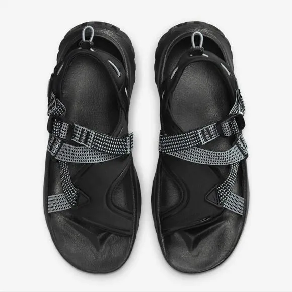 Nike Oneonta Men's Size 12 Sandals Black/Pure Platinum/Wolf Grey NWT